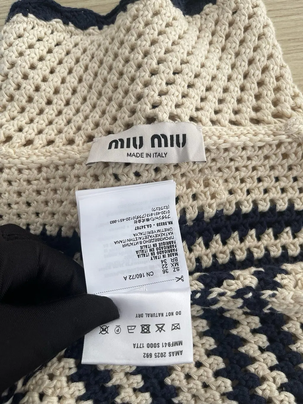 Miu Miu Wool Knitwear MultiColor Wool Very good - Model View