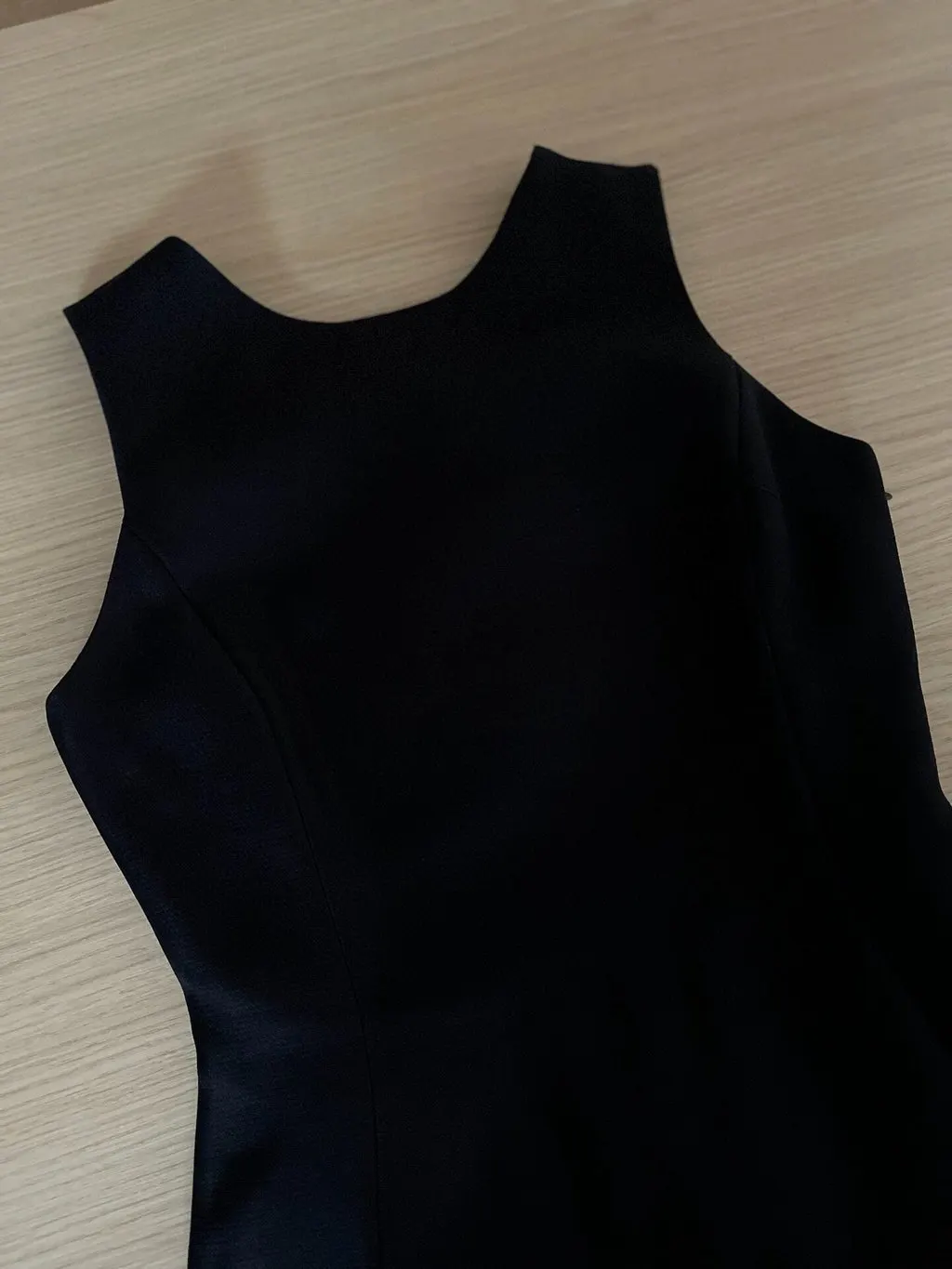 Dior Black Polyester Dress Black Polyester Very good - Model View