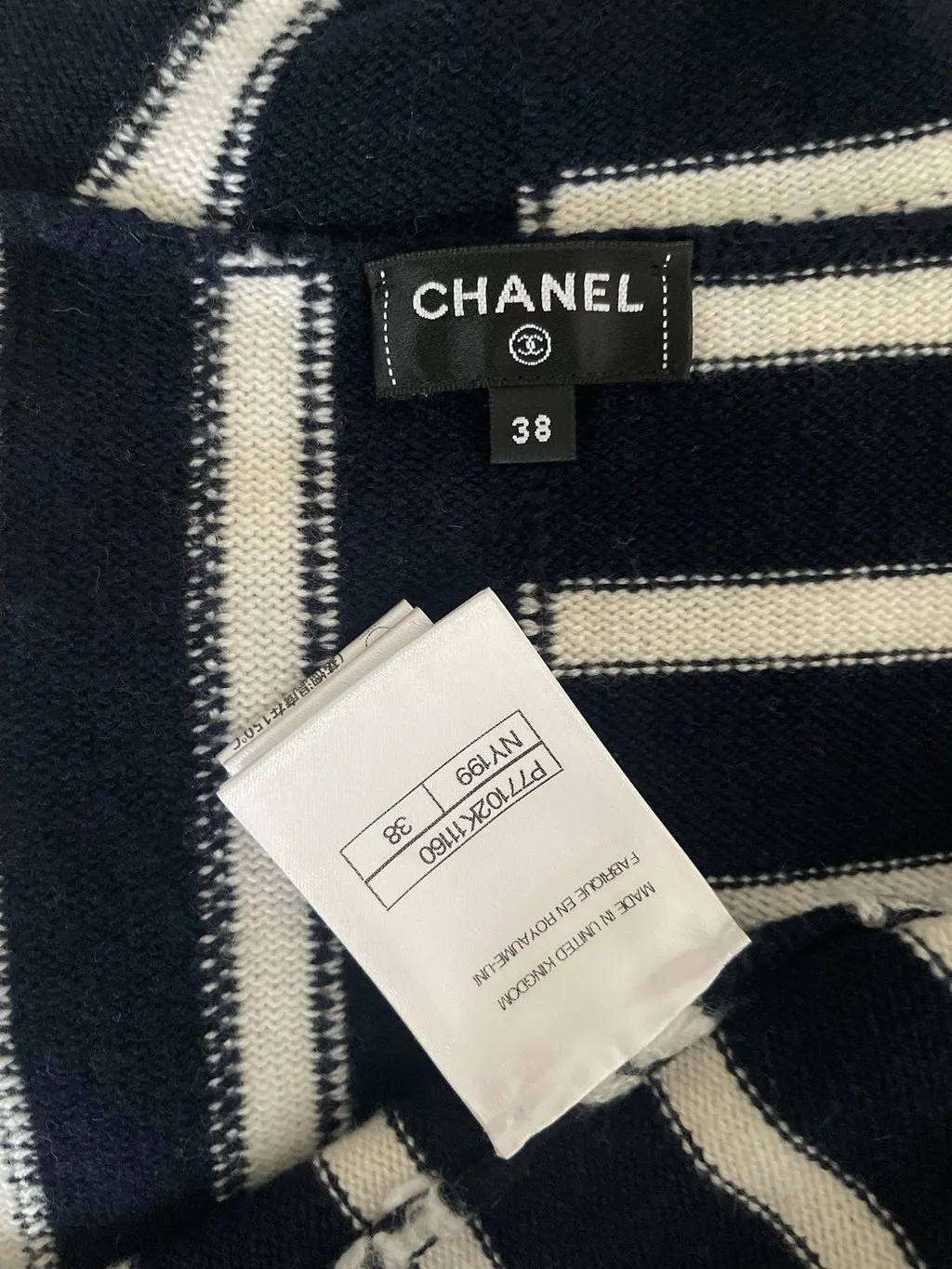 Chanel 24S Cotton Top MultiColor Cotton Very good - Inside View