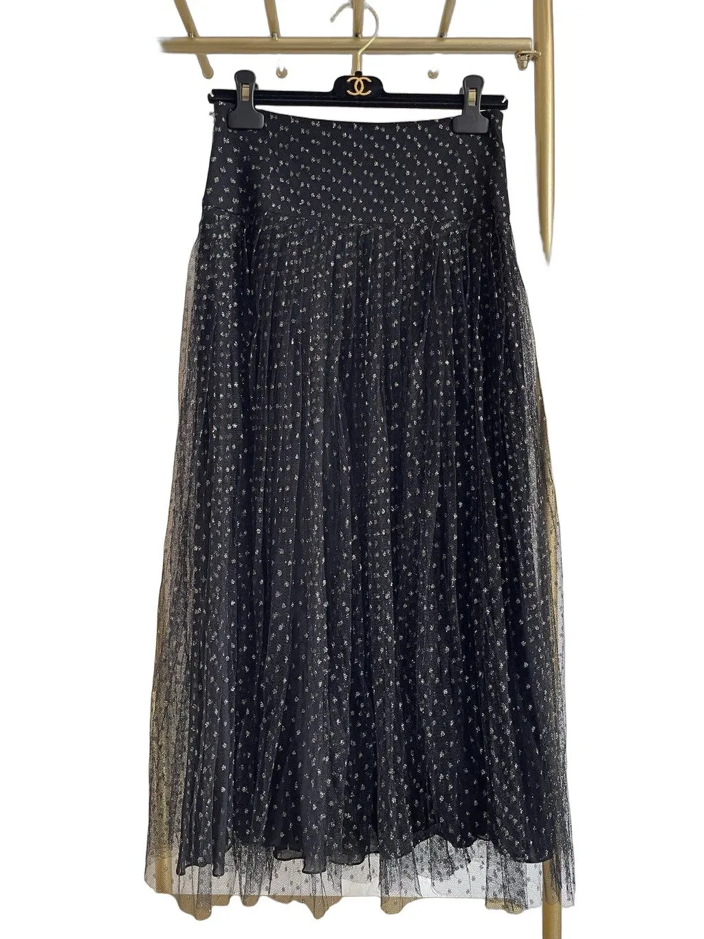 Dior أسود Polyester تنورة