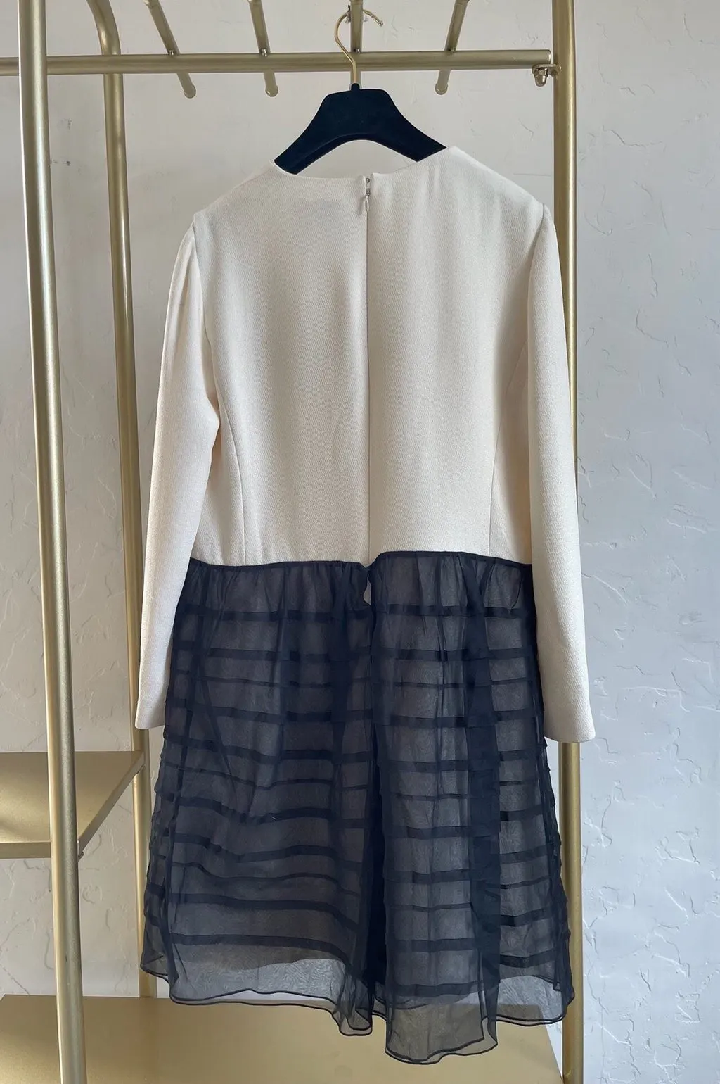 Chanel Wool Dress MultiColor Wool Never worn, with tag - Back View