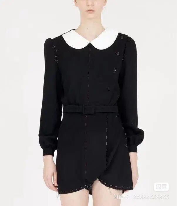 Maison Margiela Black Wool Dress Black Wool Very good - Box View