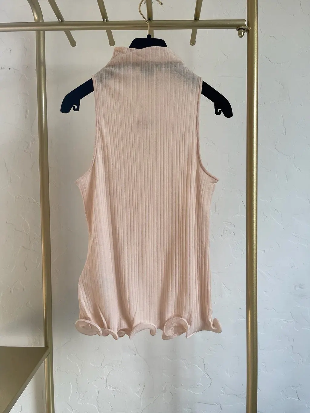 Fendi Pink Wool Top Pink Wool Very good - Back View