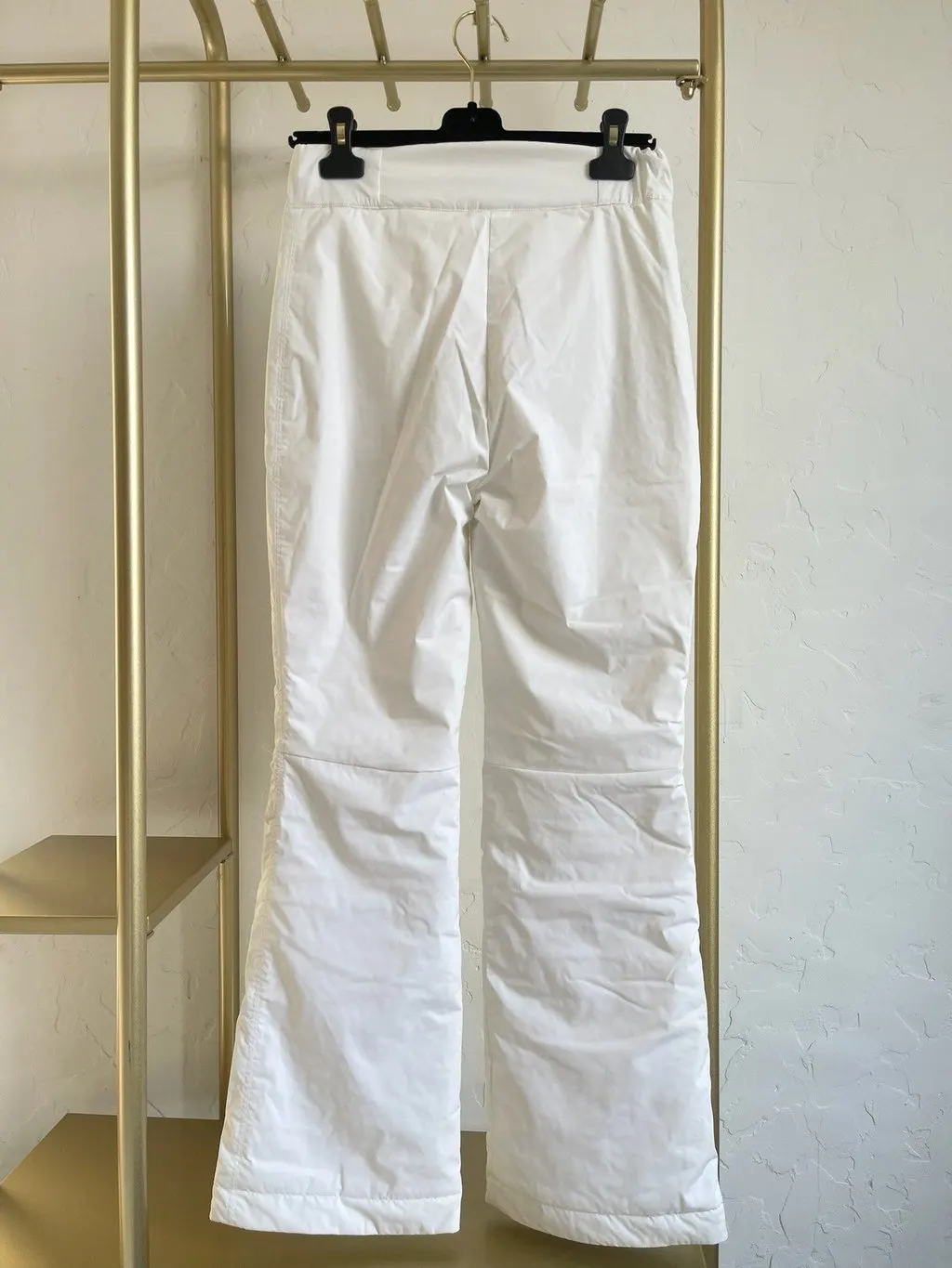 Fendi White Polyamide Trousers White Polyamide Very good - Back View