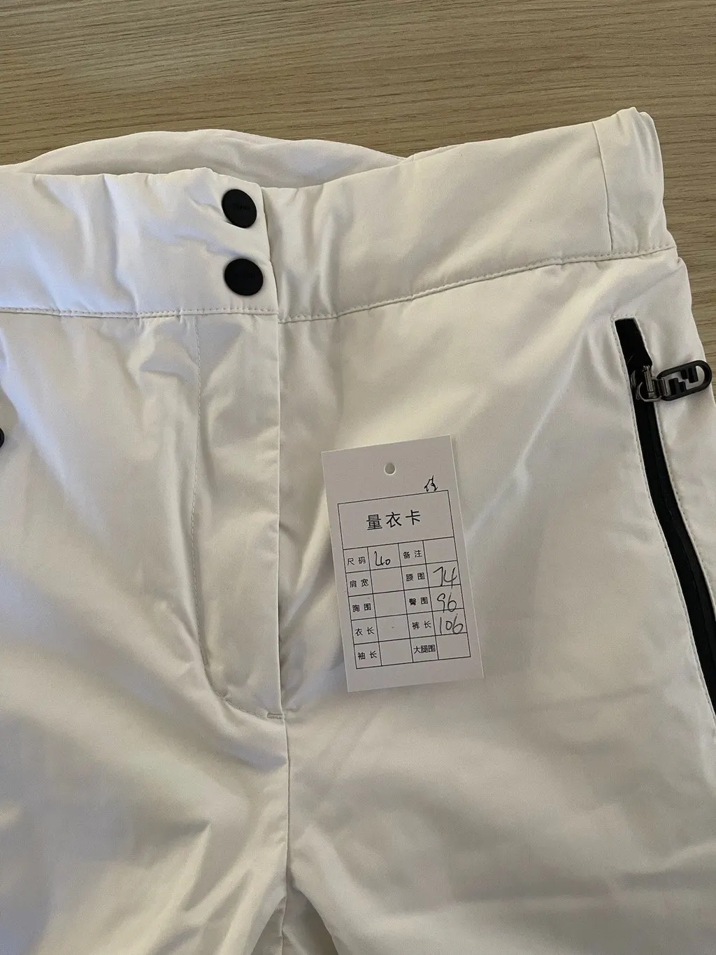 Fendi White Polyamide Trousers White Polyamide Very good - Box View