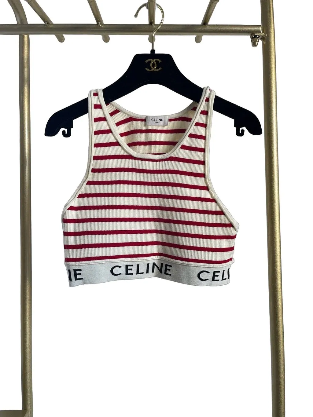 Celine Cotton Top MultiColor Cotton Very good - Front View