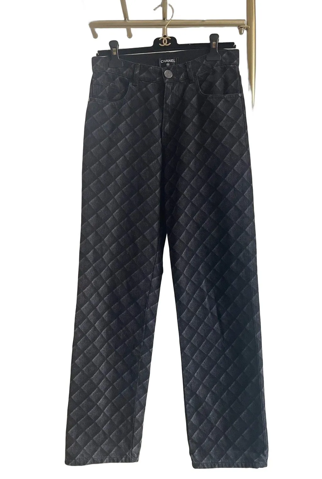 Chanel 22B Navy Denim - Jeans Navy Denim Very good - Front View