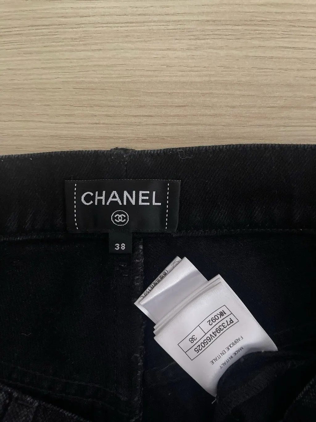 Chanel 22B Navy Denim - Jeans Navy Denim Very good - Inside View