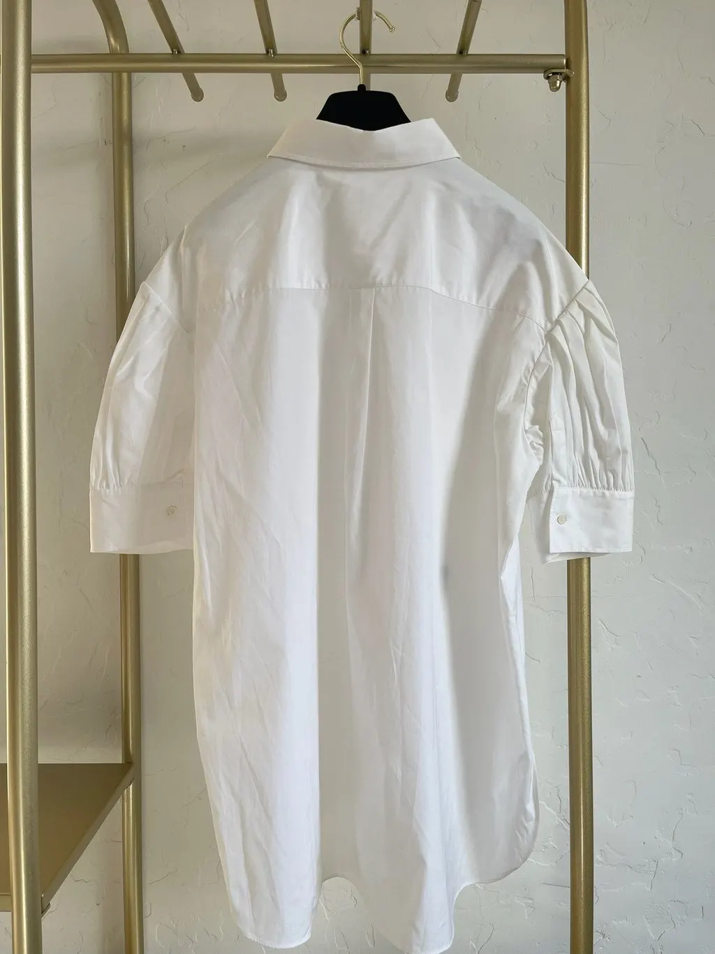 Dior White Cotton Top White Cotton Very good - Back View