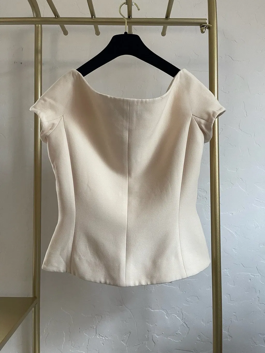 Dior Beige Silk Top Beige Silk Very good - Inside View