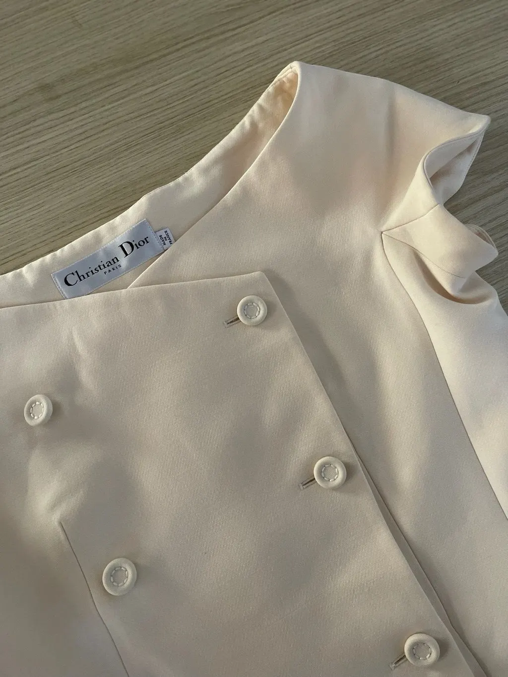 Dior Beige Silk Top Beige Silk Very good - Box View