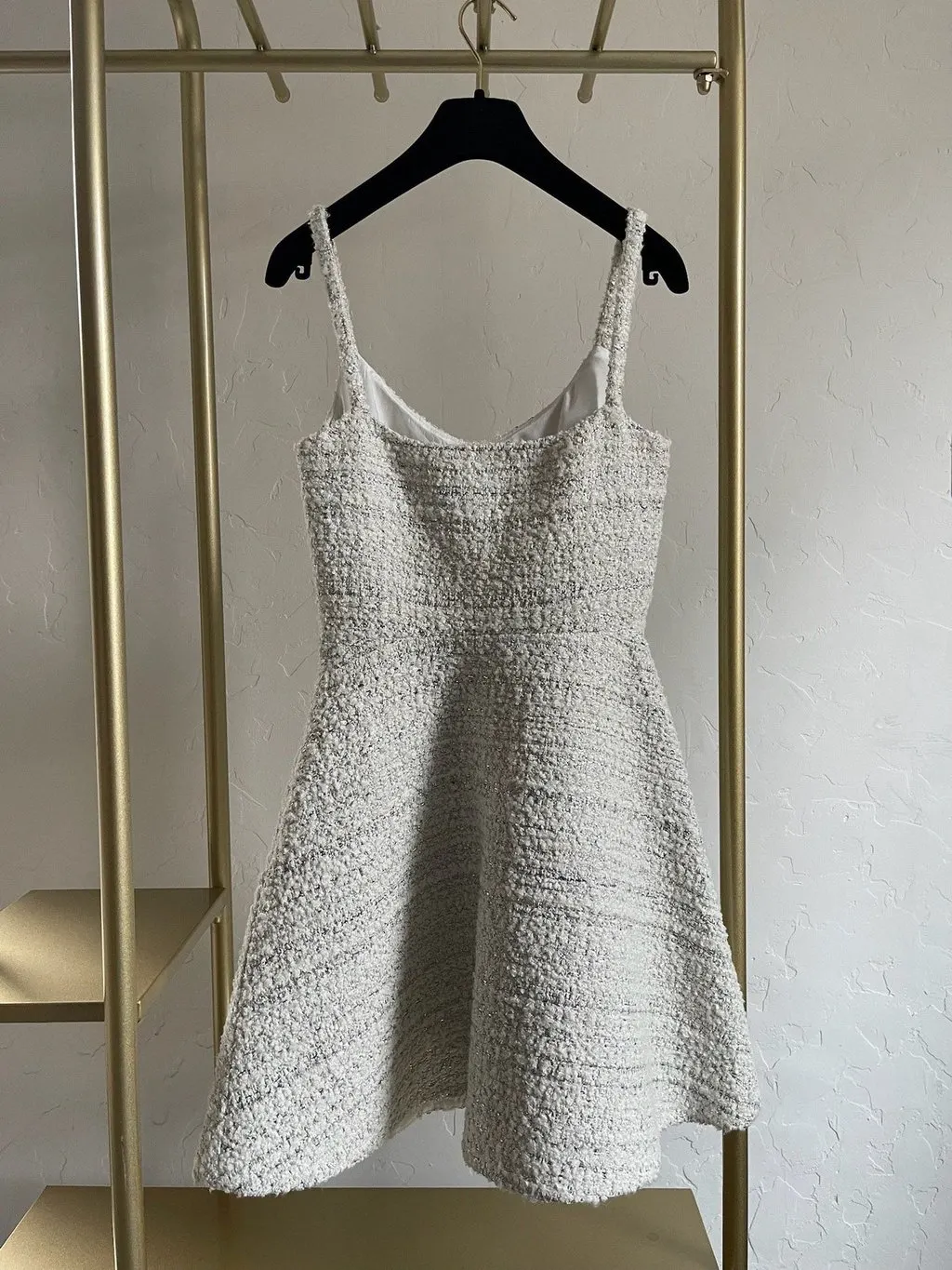 Valentino White Cotton Dress White Cotton Very good - Back View