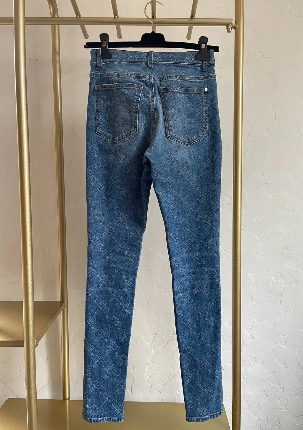 Chanel Blue Denim Jeans Blue Denim Very good - Back View