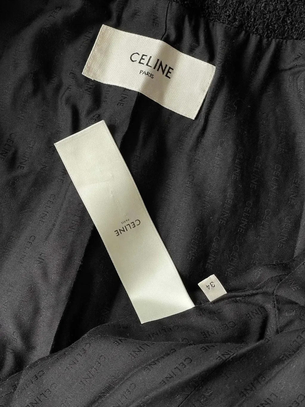 Celine 21FW Grey Tweed Jacket Grey Tweed Very good - Inside View
