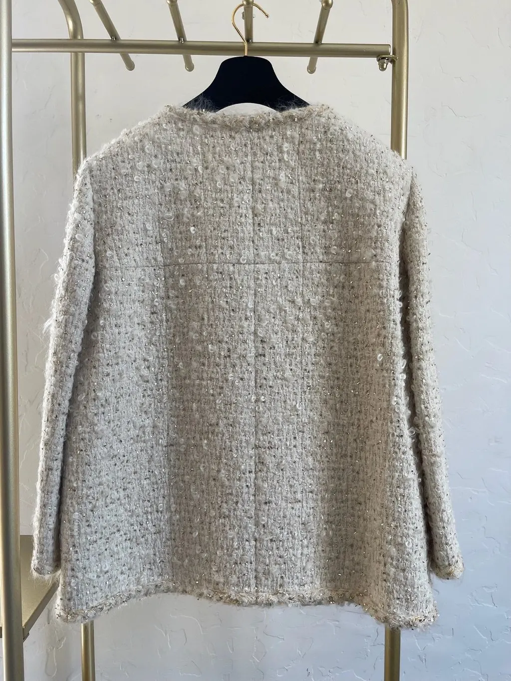 Chanel Tweed Jacket MultiColor Tweed Never worn, with tag - Back View