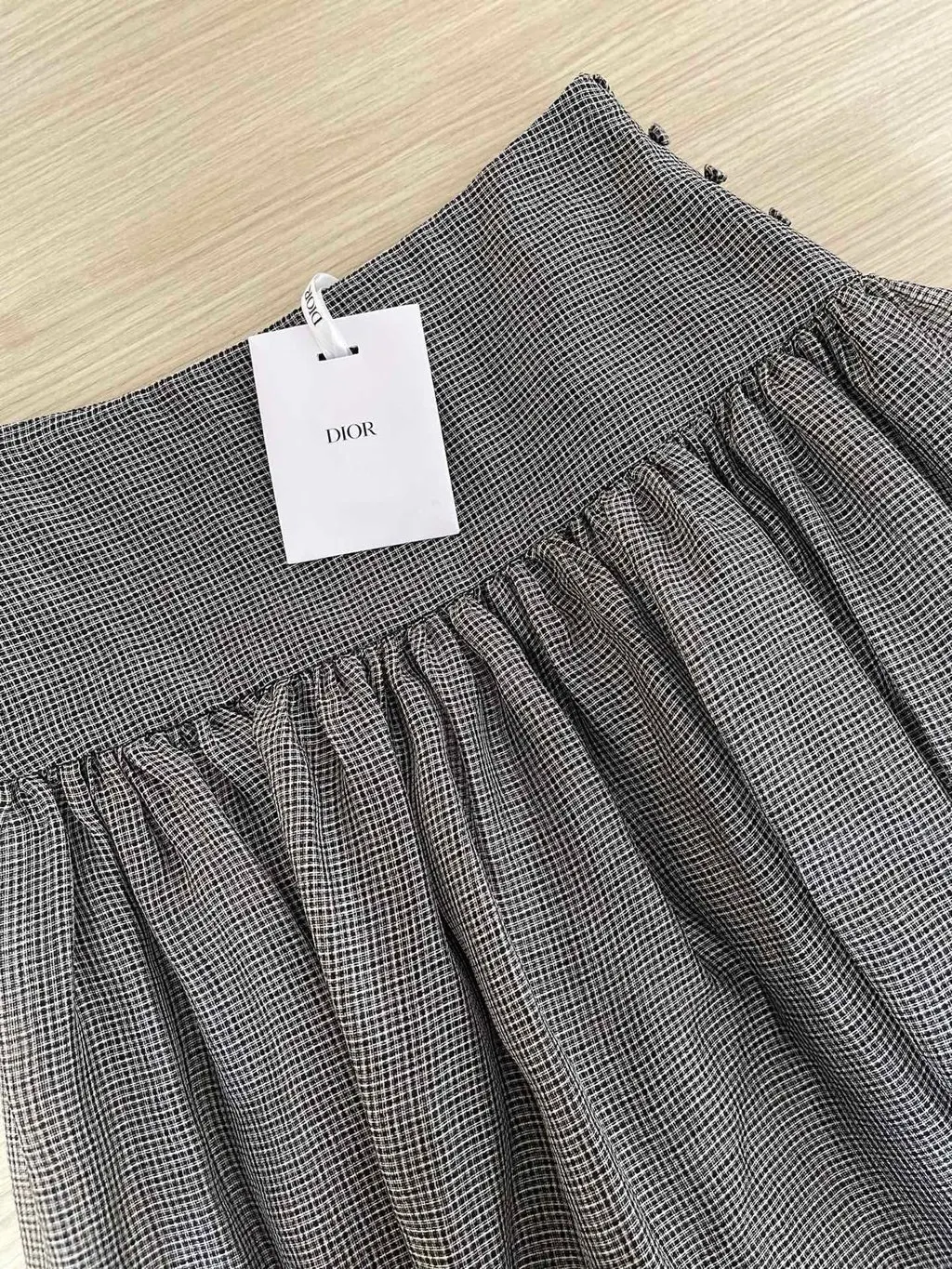Dior Silk Skirt MultiColor Silk Never worn, with tag - Model View