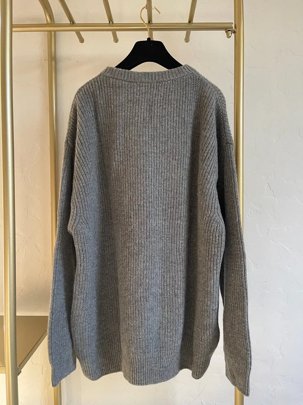 Celine Grey Wool Knitwear Grey Wool Very good - Back View