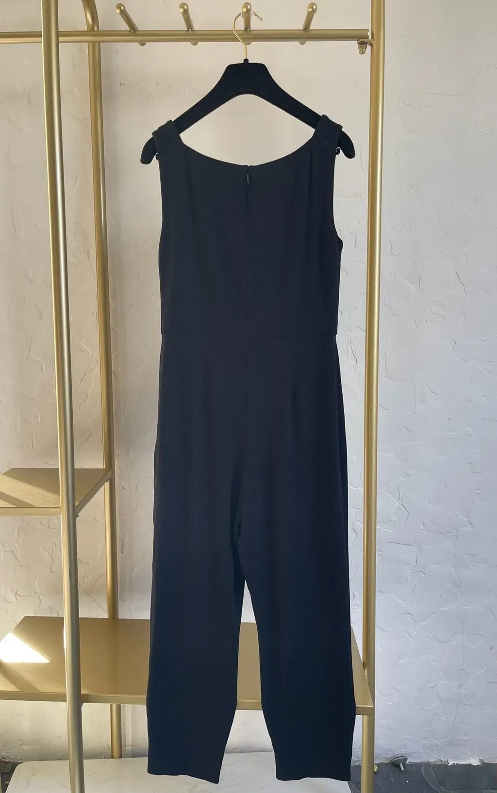Chanel Black Cotton Jumpsuit Black Cotton Very good - Back View