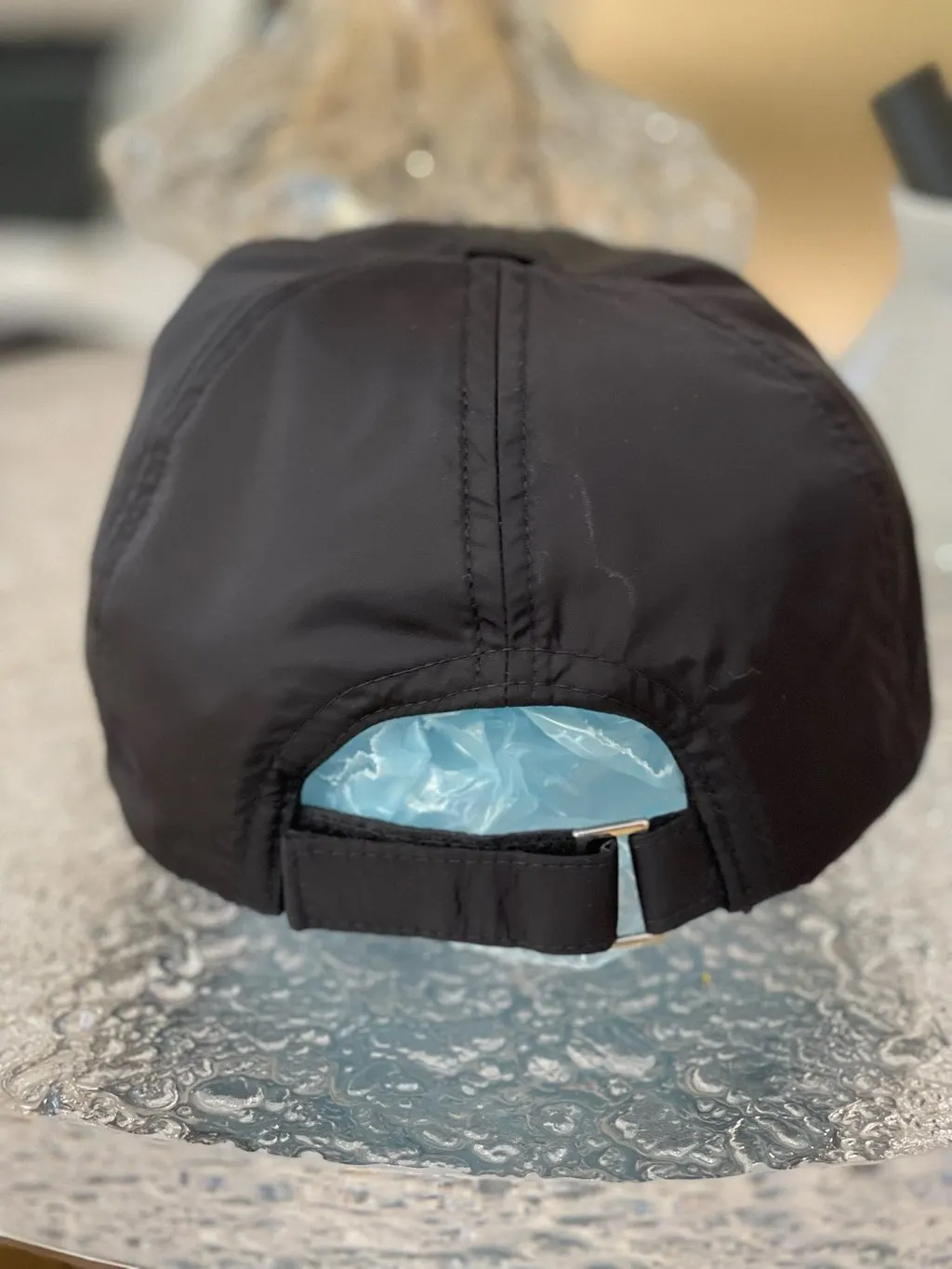 Dior Black Cotton Hat Black Cotton Very good - Box View