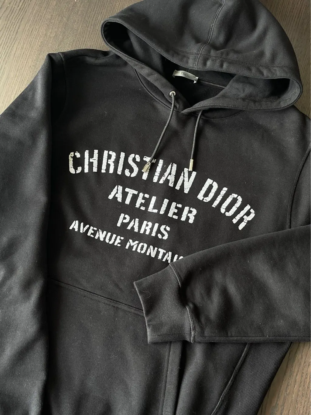 Dior Black Cotton Top Black Cotton Very good - Model View
