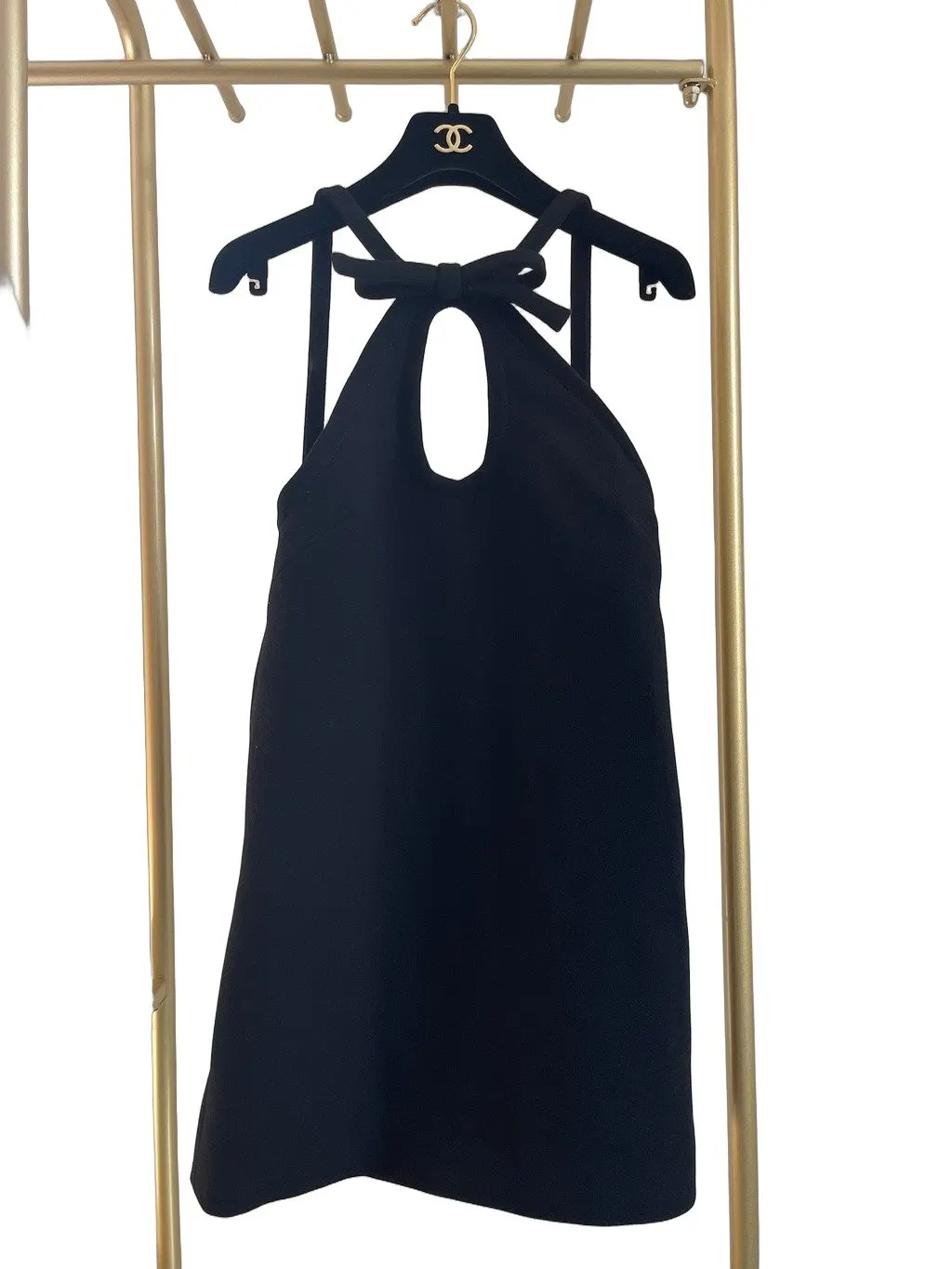 Miu Miu Black Viscose Dress Black Viscose Very good - Front View