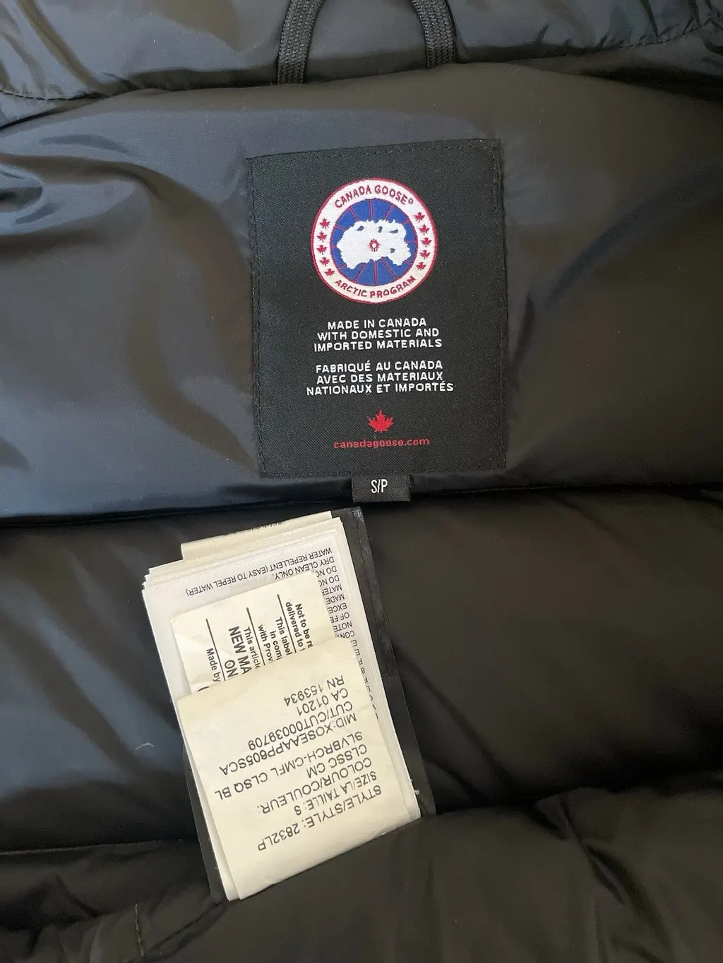 Canada Goose Polyester Jacket MultiColor Polyester Very good - Inside View