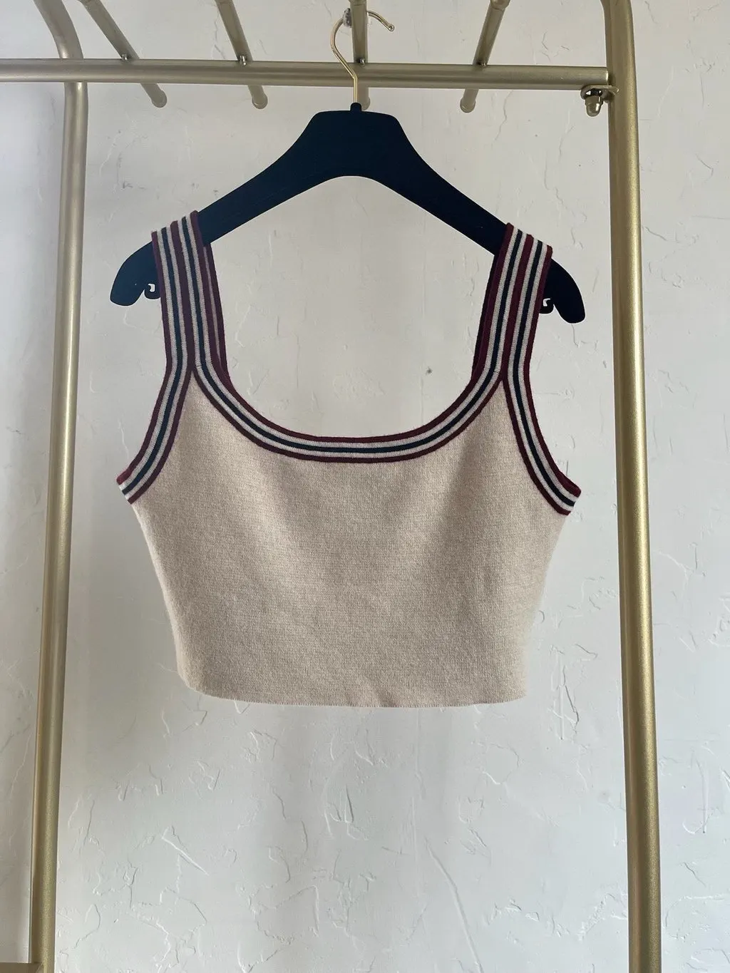 Miu Miu Beige Cotton Knitwear Beige Cotton Very good - Inside View