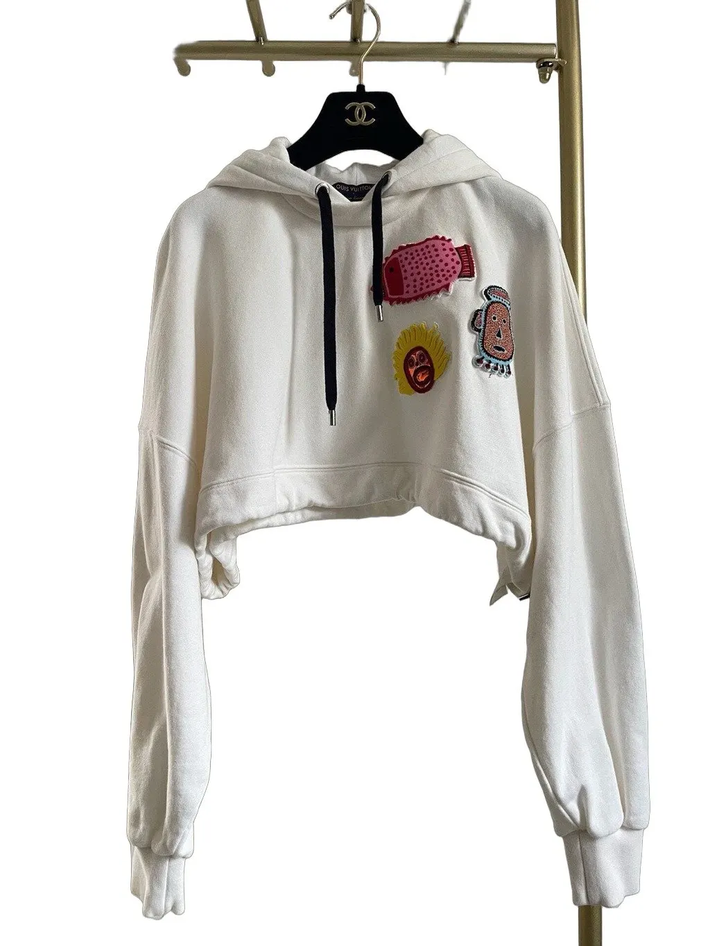 Louis Vuitton White Cotton Top White Cotton Very good - Front View