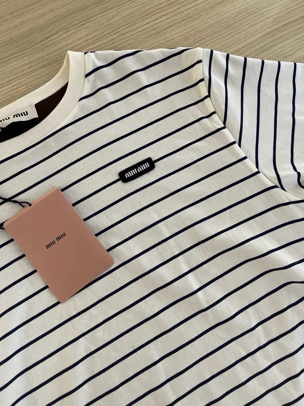 Miu Miu White Cotton Top White Cotton Never worn, with tag - Model View