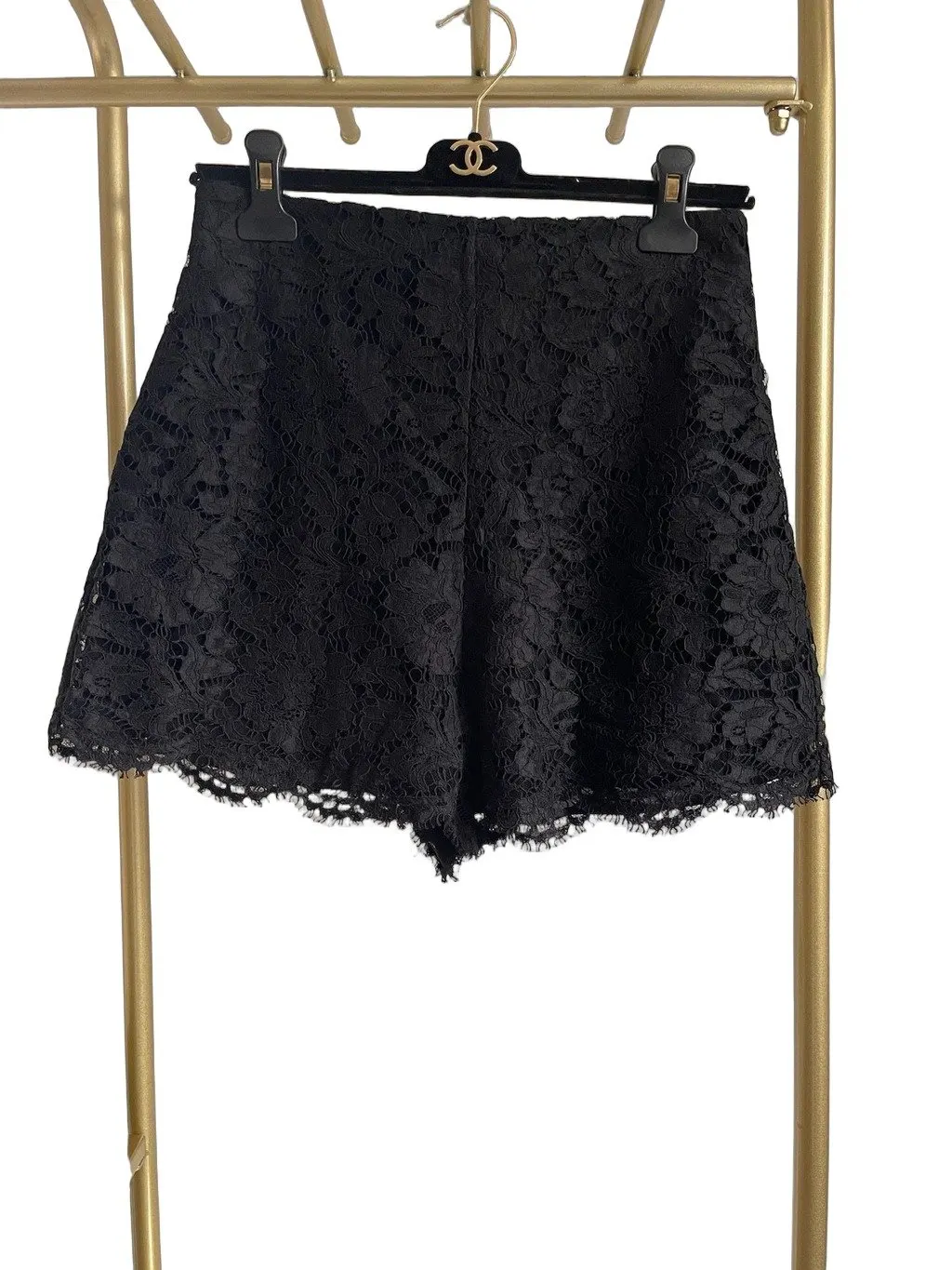 Valentino Black Cotton Shorts