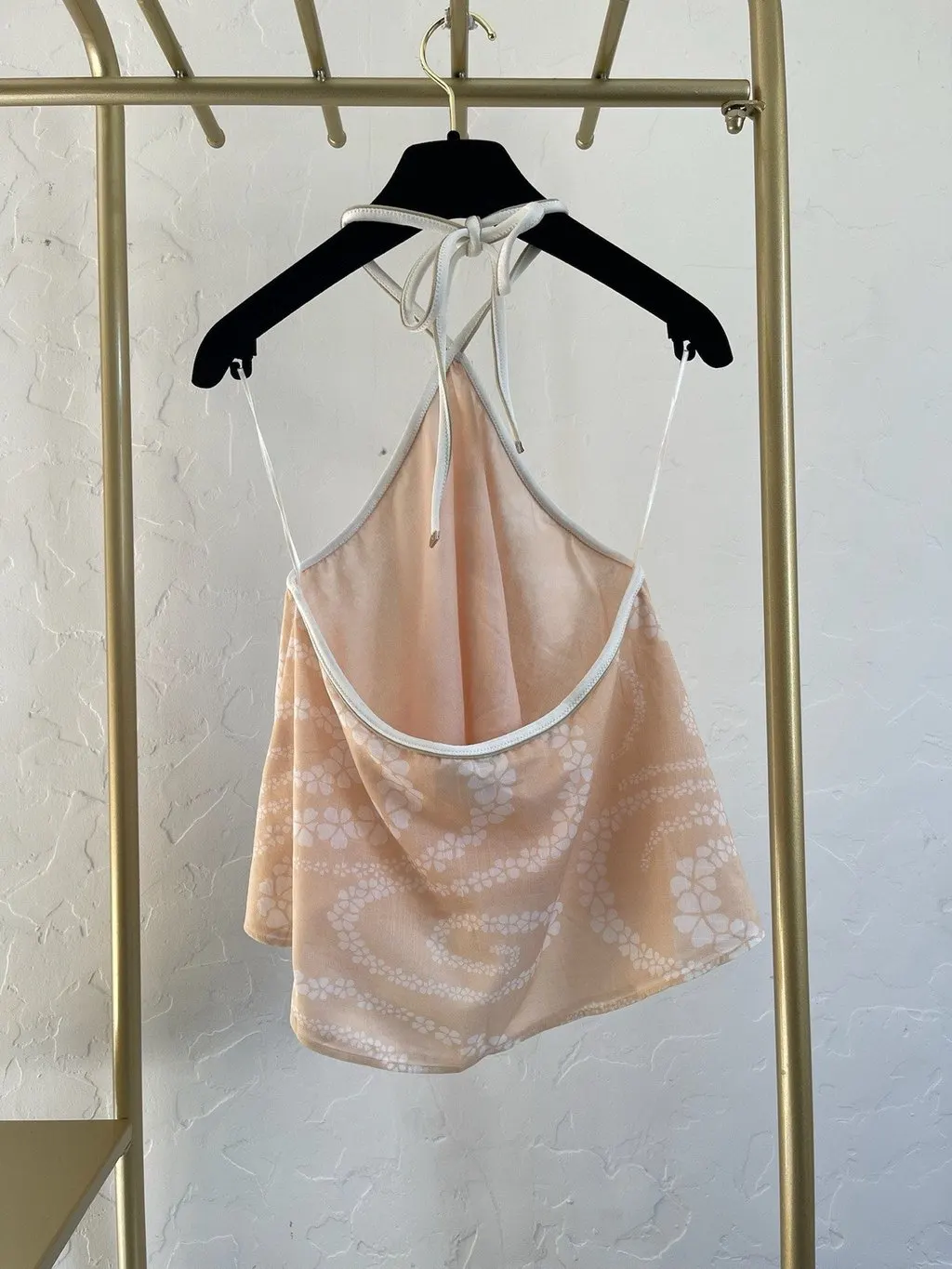 Chanel 25M Pink Viscose Top Pink Viscose Very good - Back View