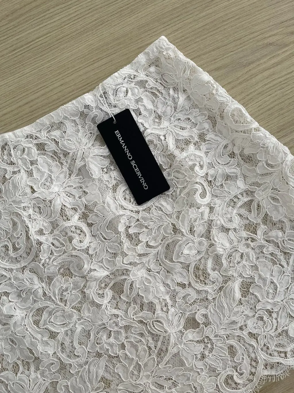 Ermanno Scervino White Cotton Skirt White Cotton Never worn, with tag - Model View