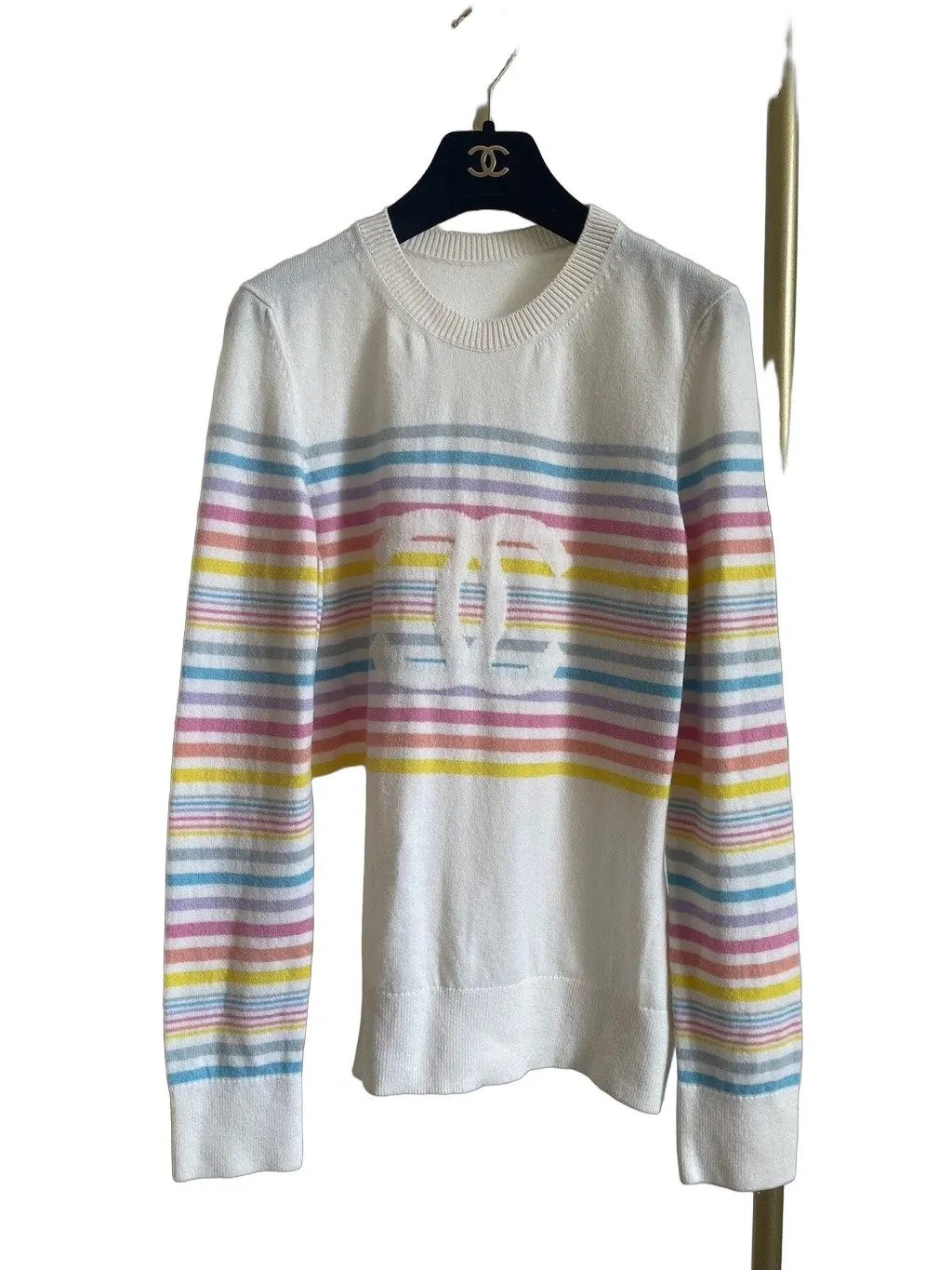 Chanel Cashmere Knitwear MultiColor Cashmere Very good - Front View