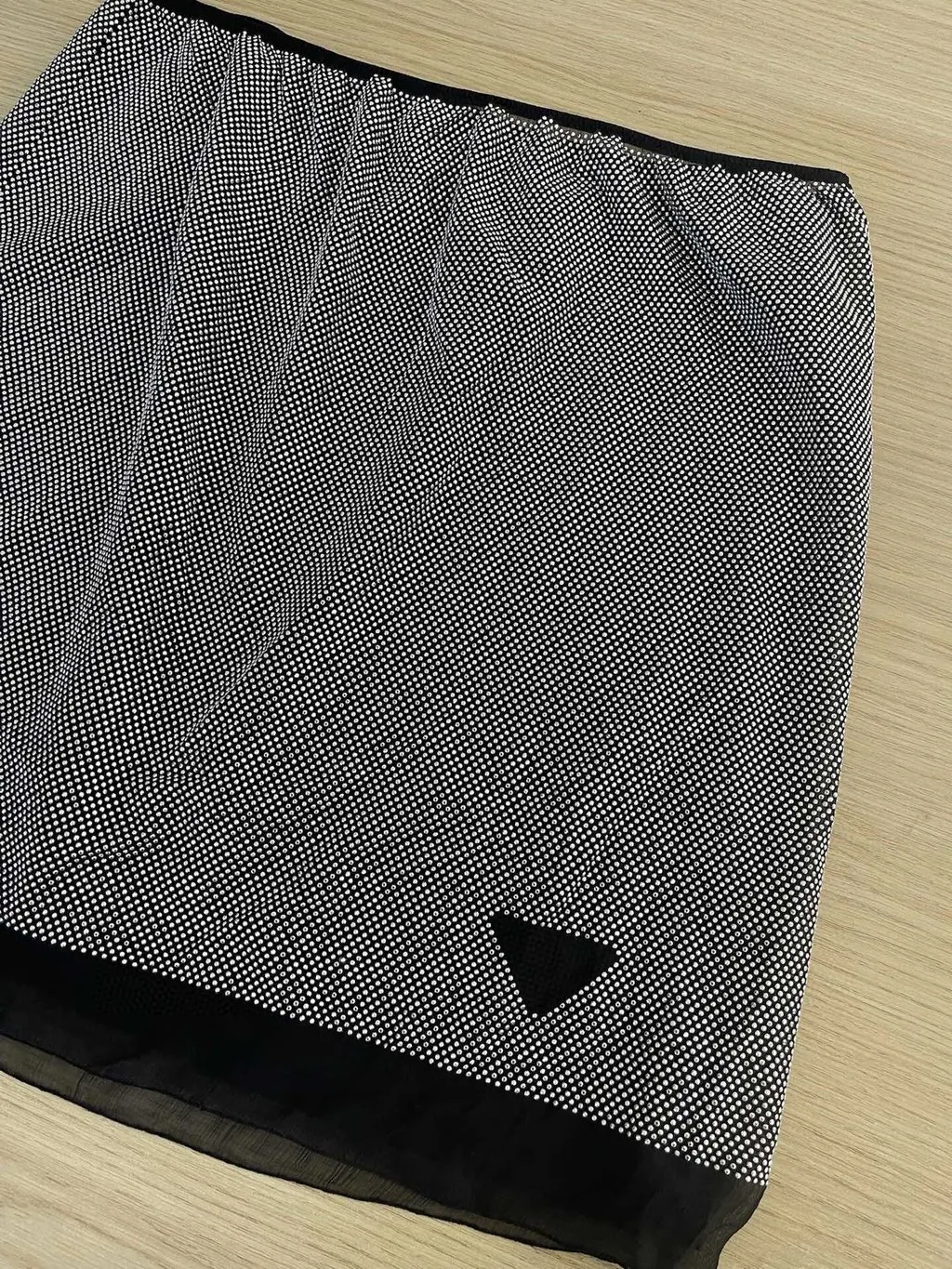 Prada Black Embellished Skirt Black Very good - Inside View
