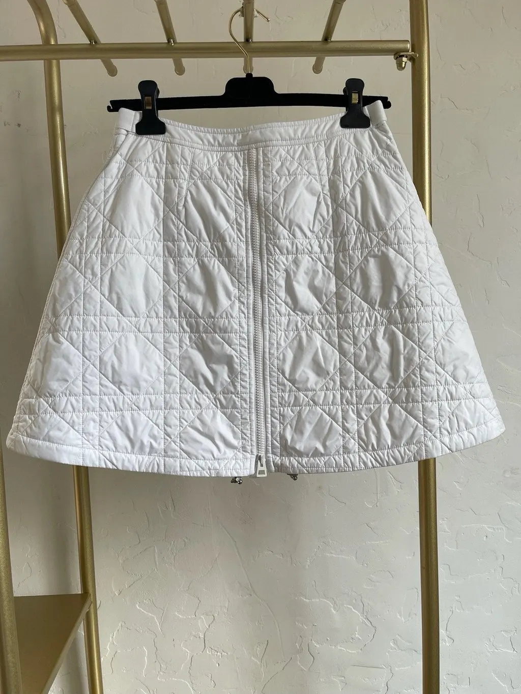 Dior White Cotton Skirt White Cotton Never worn, with tag - Inside View