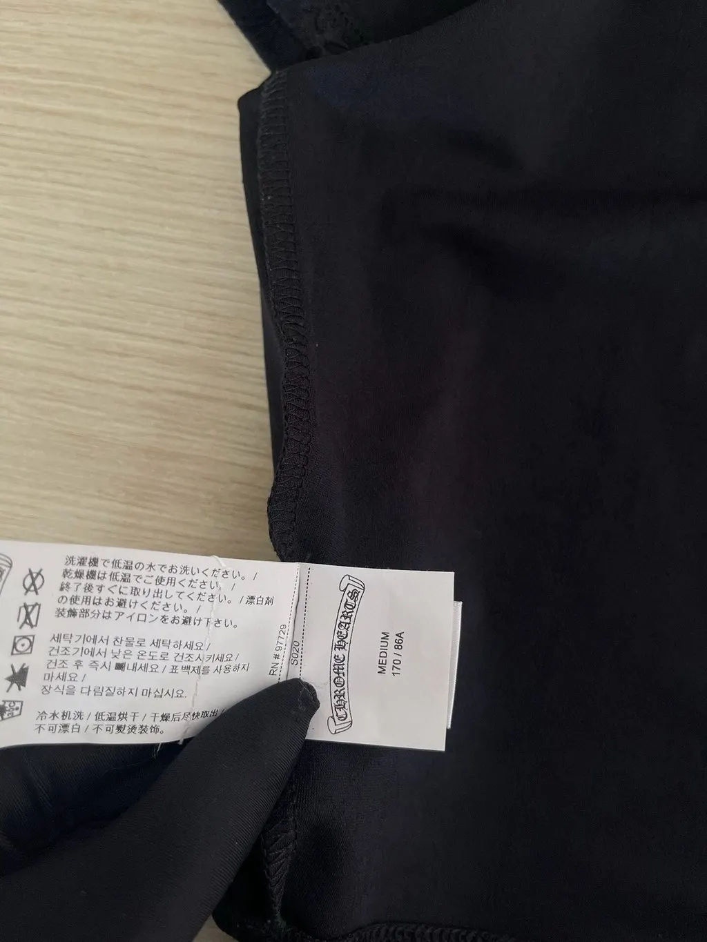 Chrome Hearts White Cotton Top White Cotton Very good - Inside View