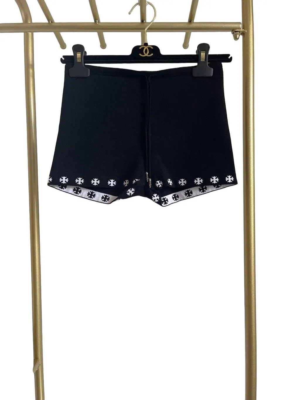 Chrome Hearts Black Wool Shorts Black Wool Very good - Front View