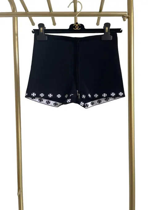Chrome Hearts Black Wool Shorts