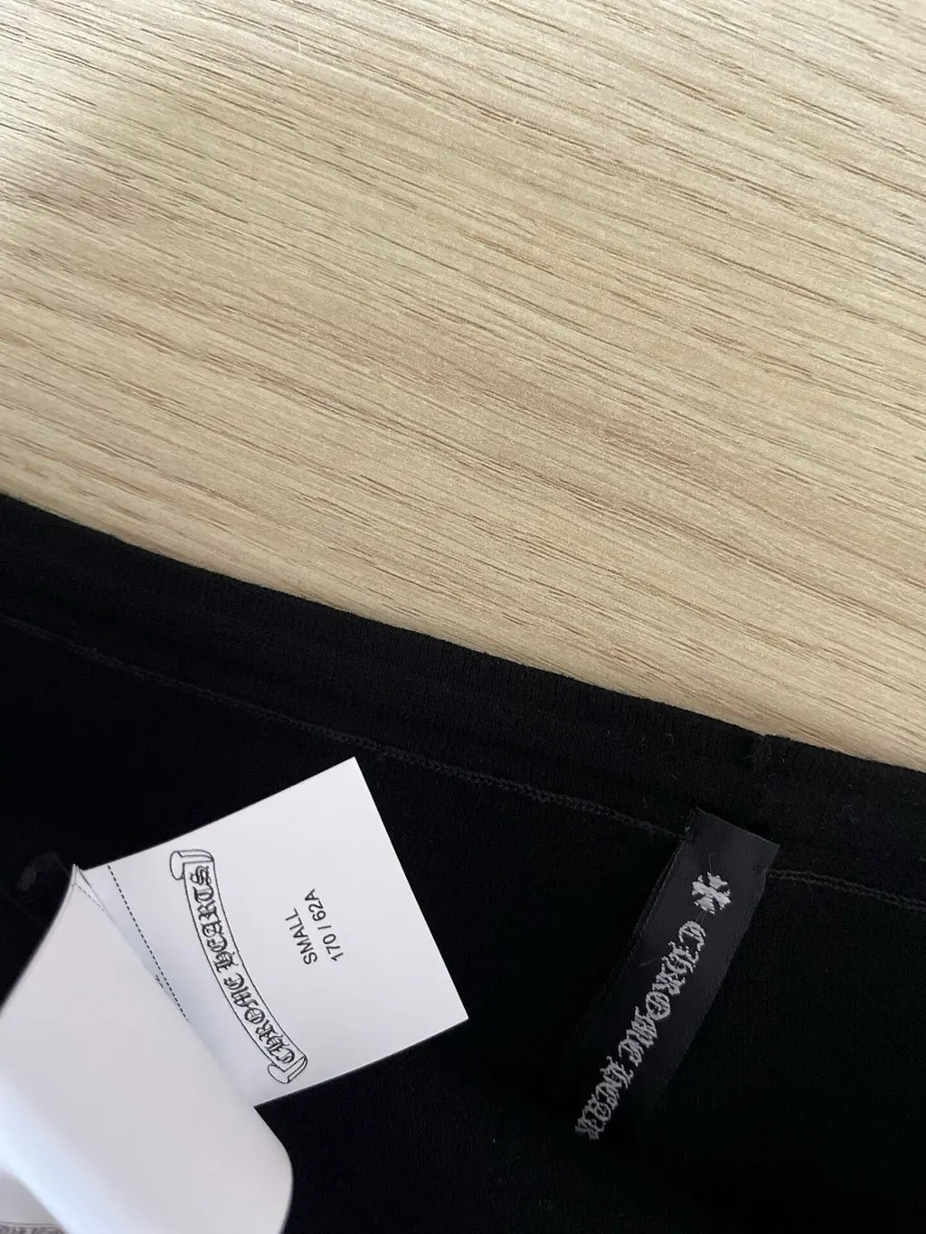Chrome Hearts Black Wool Shorts Black Wool Very good - Model View