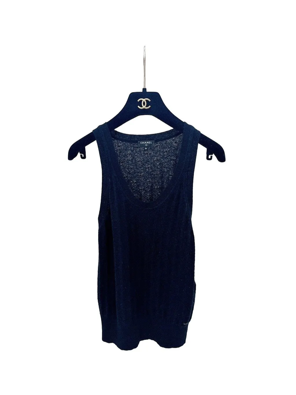 Chanel Black Cashmere Knitwear Black Cashmere Very good - Front View