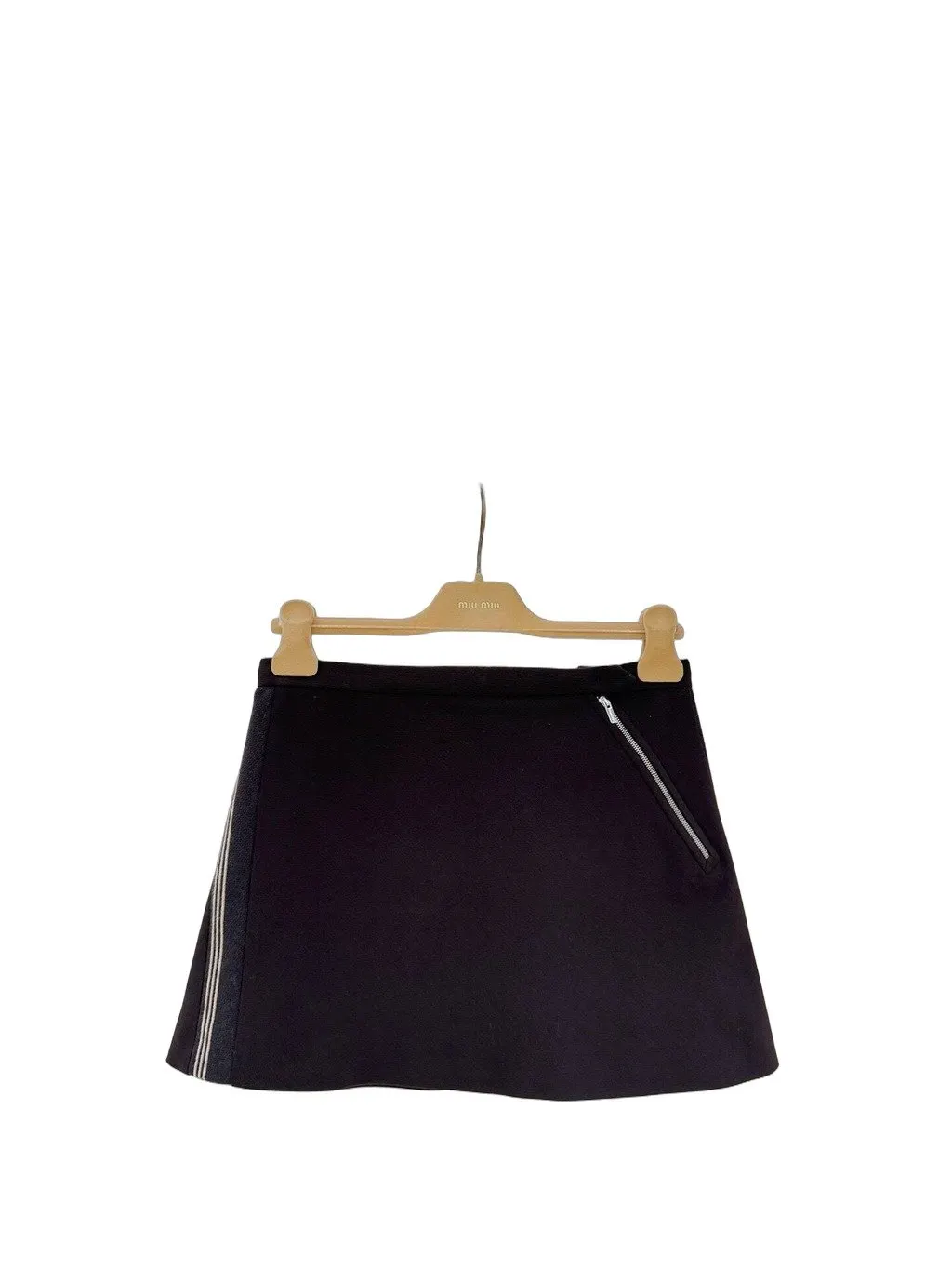 Miu Miu Brown Polyamide Skirt Brown Polyamide Never worn - Front View