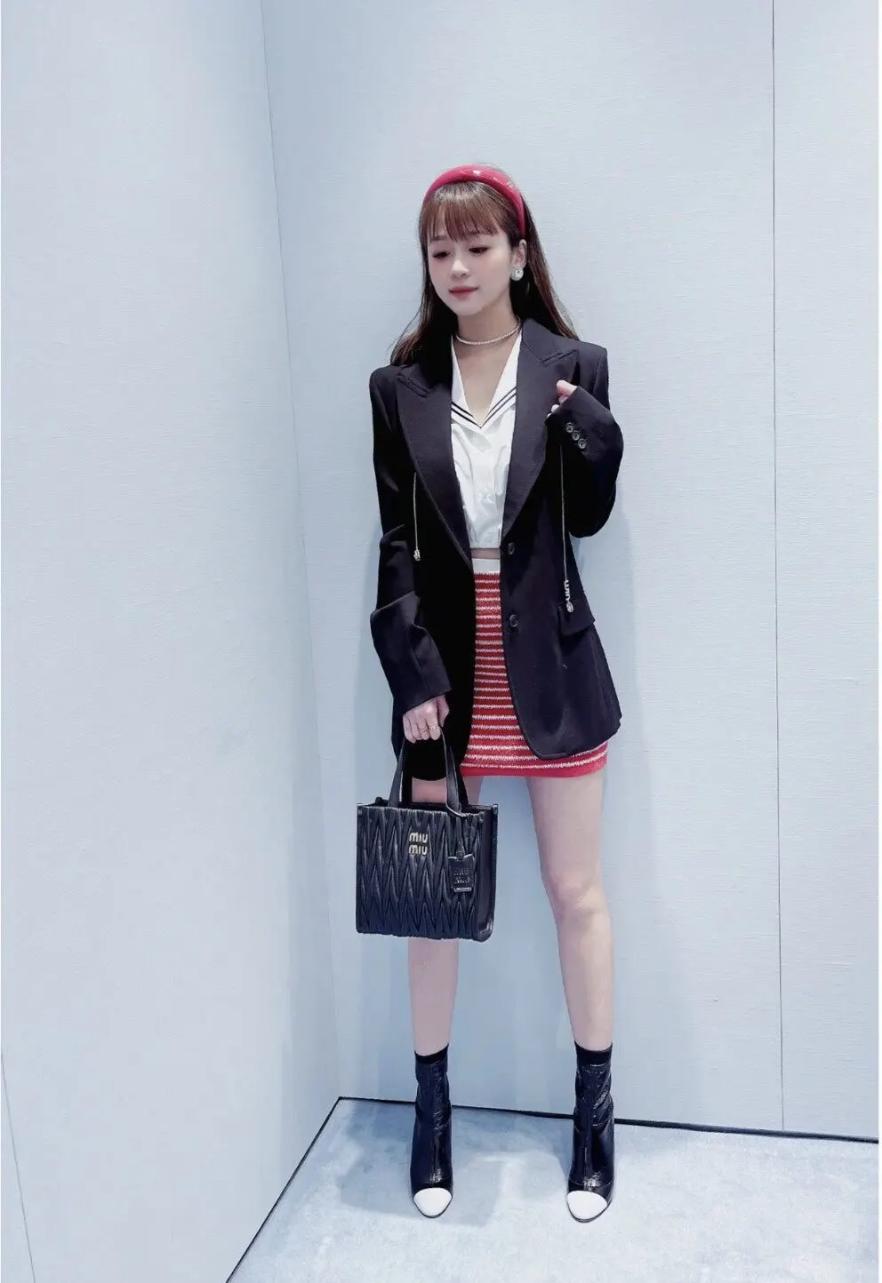 Miu Miu Black Patent Leather Boots Black Leather Never worn - Box View