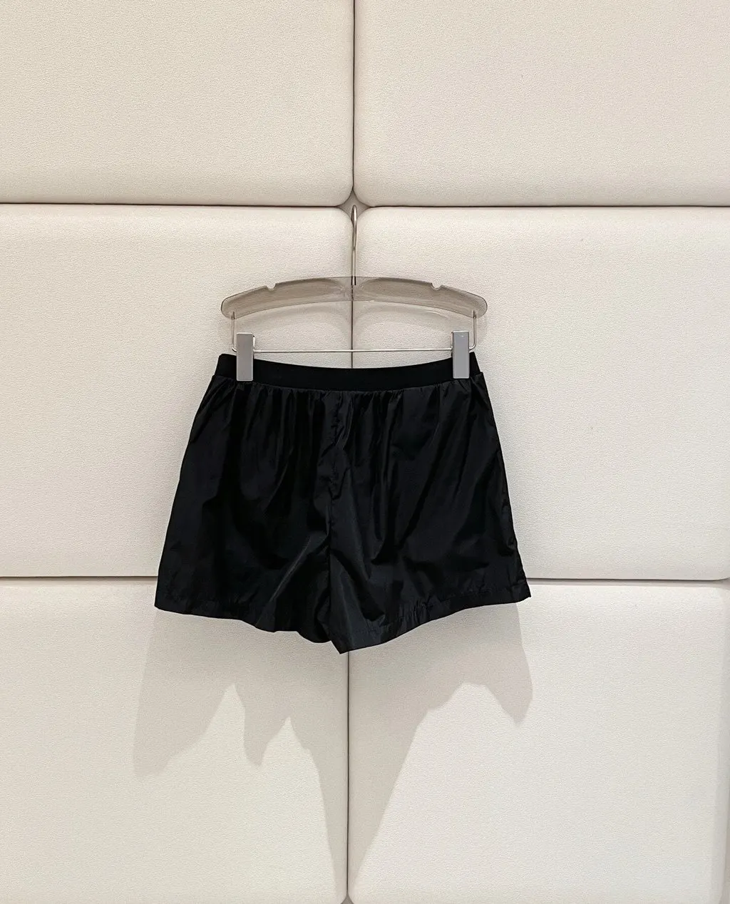 Miu Miu Blue Polyamide Shorts Blue Polyamide Very good - Back View