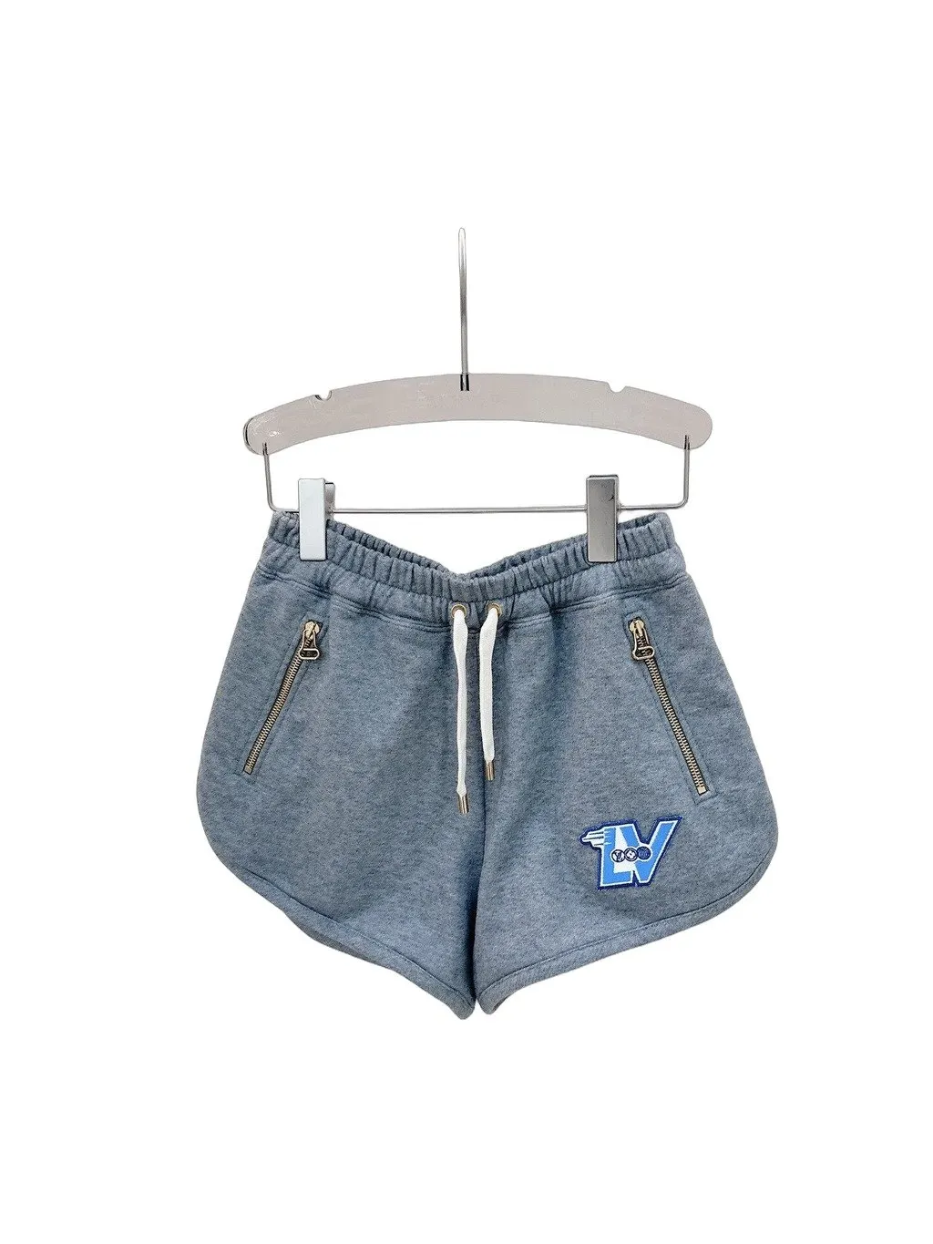 Louis Vuitton Grey Cotton Shorts Grey Cotton Never worn - Front View