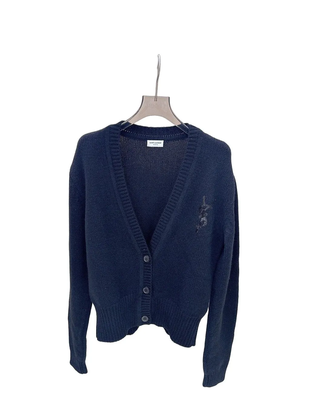 Saint Laurent Black Cashmere Knitwear Black Cashmere Very good - Front View