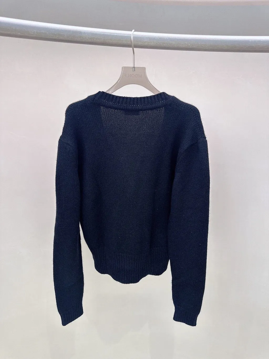 Saint Laurent Black Cashmere Knitwear Black Cashmere Very good - Back View