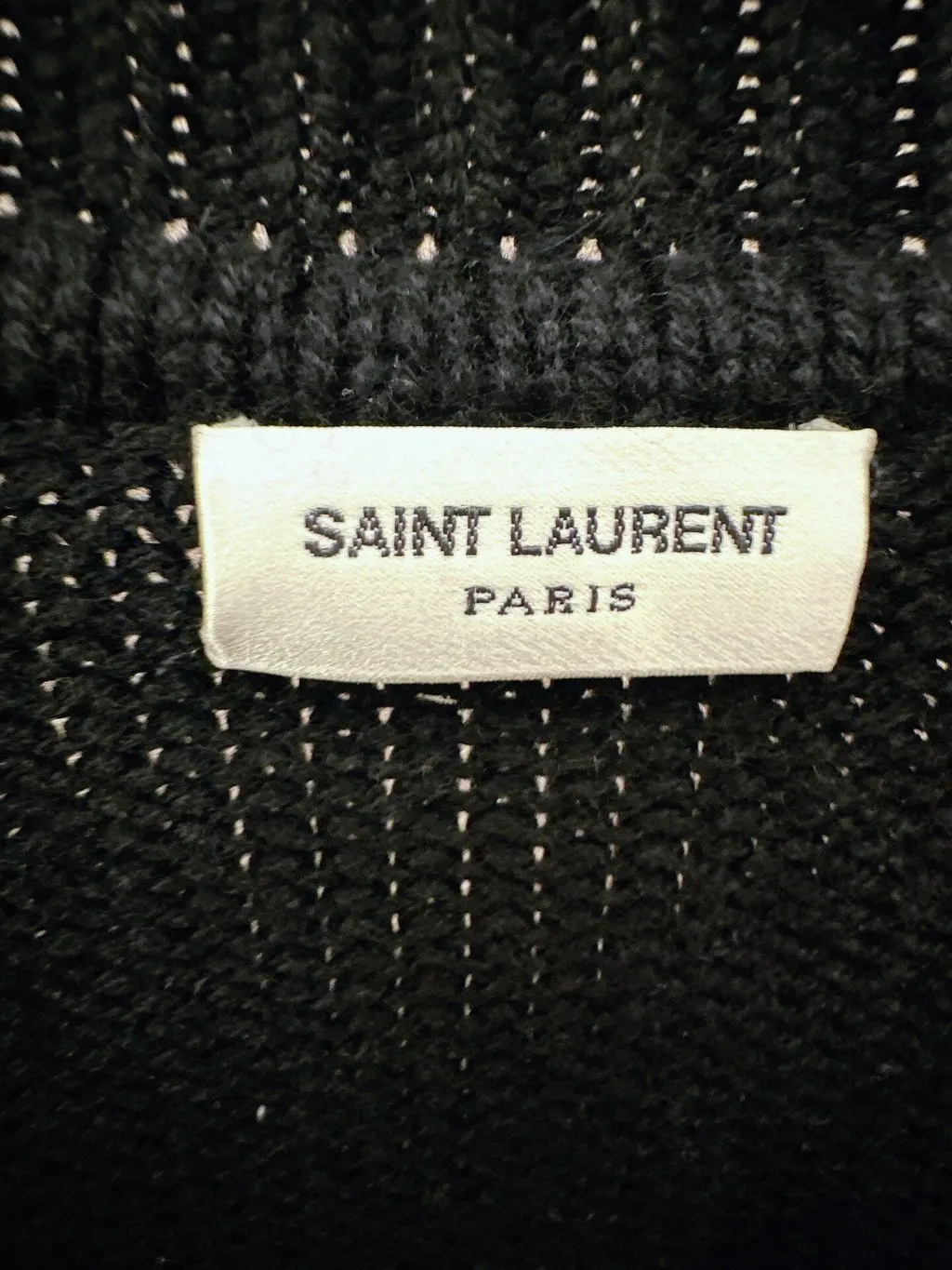 Saint Laurent Black Cashmere Knitwear Black Cashmere Very good - Inside View