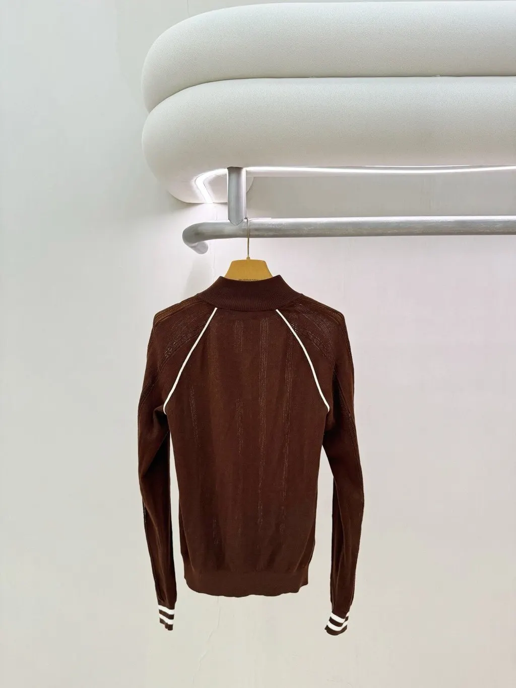 Miu Miu 25FW Brown Cotton Knitwear Brown Cotton Very good - Back View