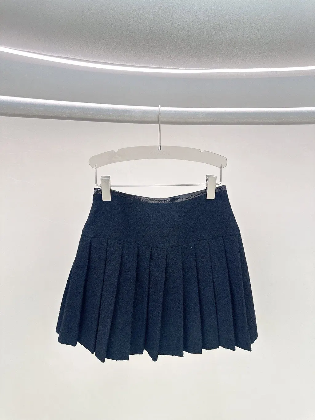 Miu Miu Black Embellished Skirt Black Never worn - Back View