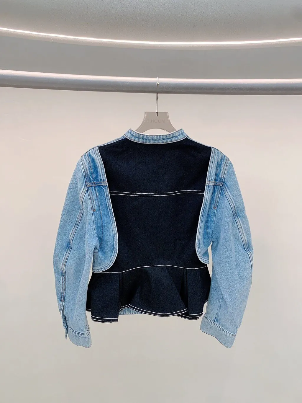 Alexander McQueen Blue Denim Jacket Blue Denim Never worn, with tag - Back View
